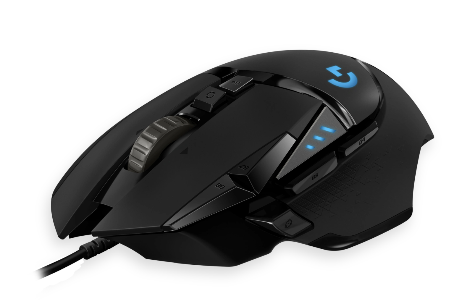 The Logitech G502 wireless gaming mouse